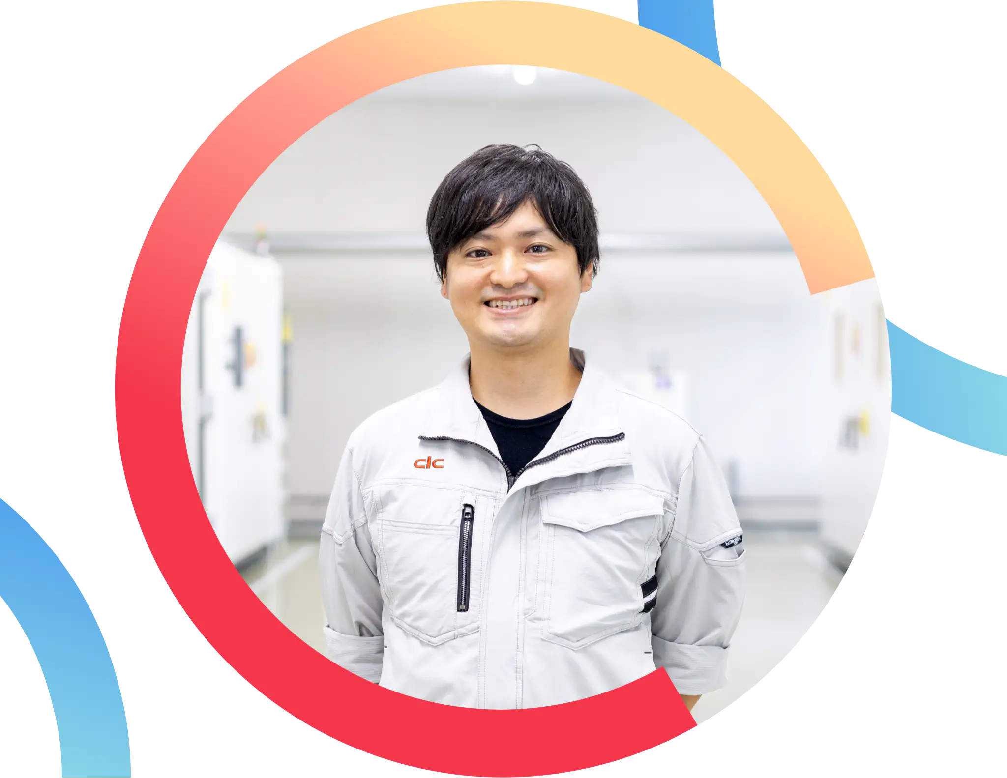 システム開発課C.M.の顔写真