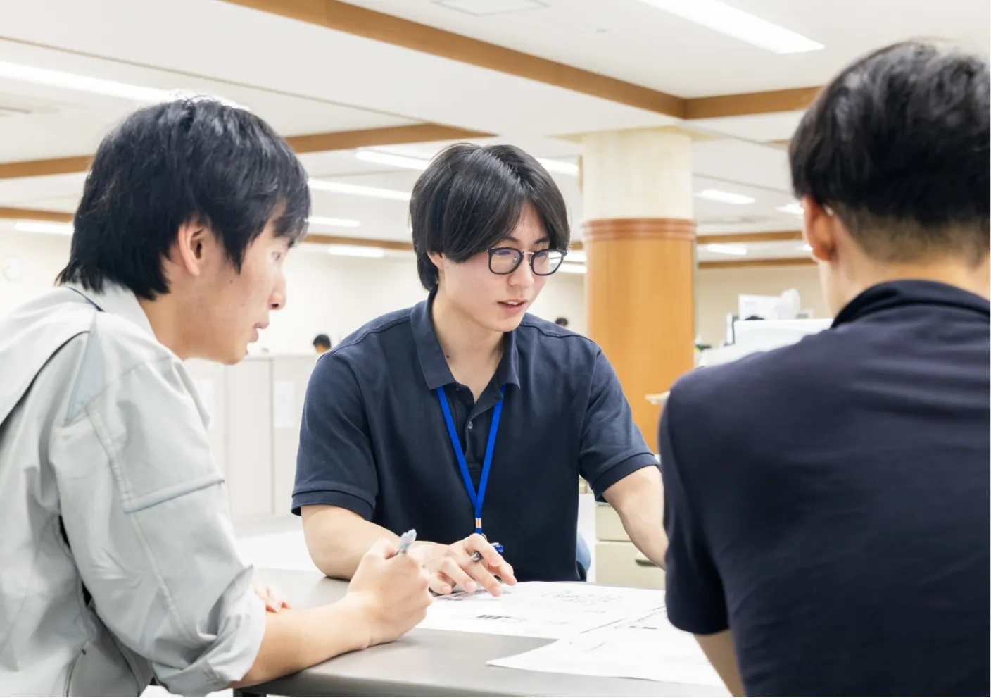 技術職打合せの様子